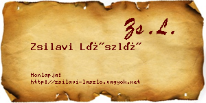 Zsilavi László névjegykártya